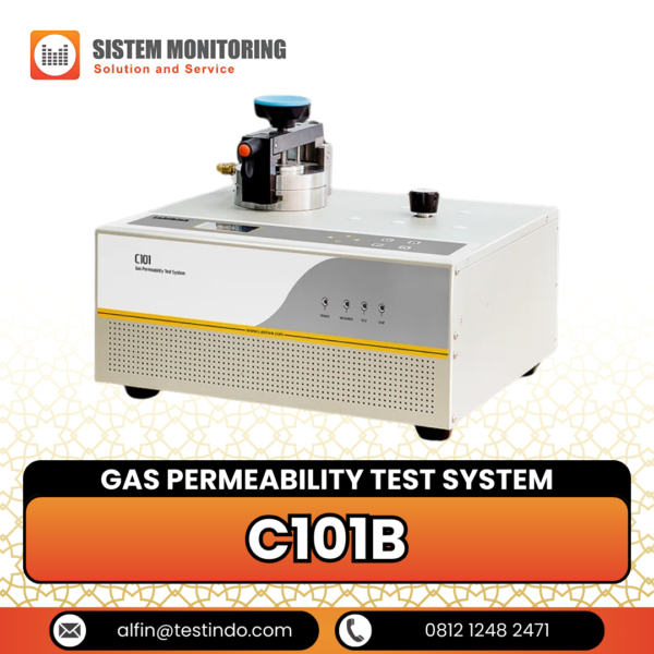 Sistem Uji Permeabilitas Gas Gas Permeability Test System C101B