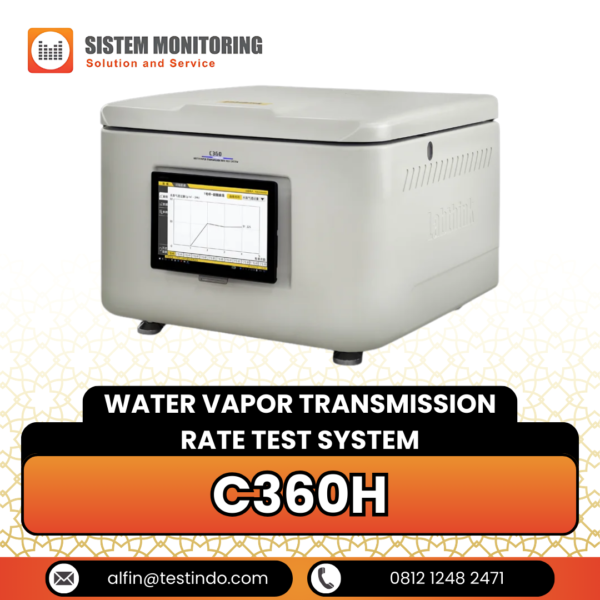 Sistem Uji Laju Transmisi Uap Air Water Vapor Transmission Rate Test System C360H