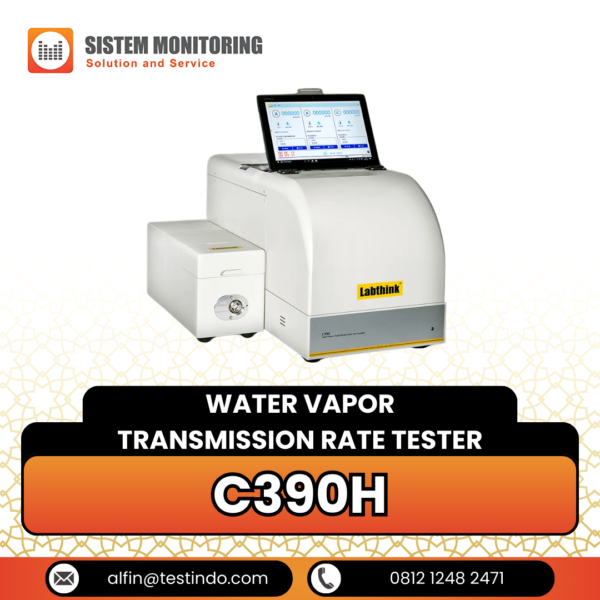 Sistem Uji Laju Transmisi Uap Air Water Vapor Transmission Rate Tester C390H