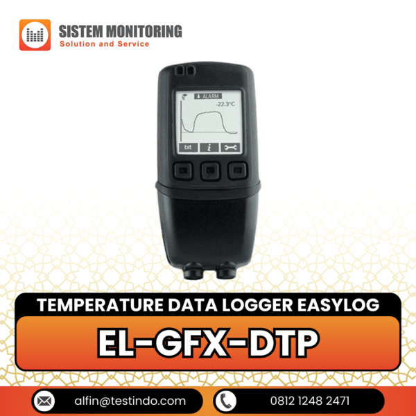 Alat Pencatat Suhu Temperature Data Logger EasyLog | EL-GFX-DTP