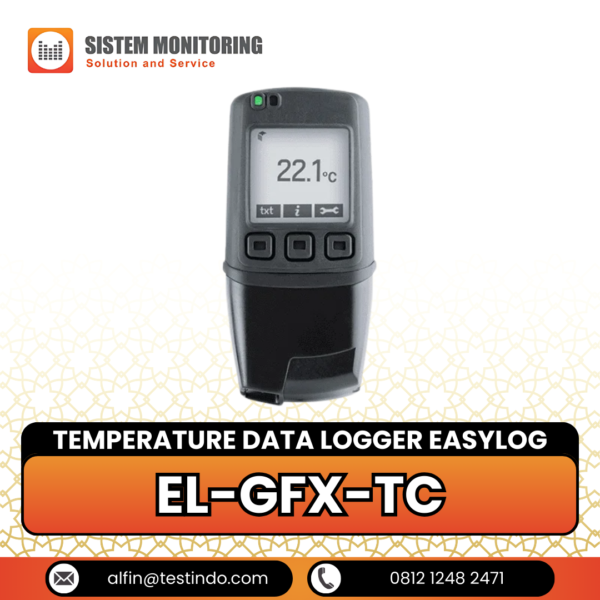 Alat Pencatat Suhu Temperature Data Logger EasyLog | EL-GFX-TC