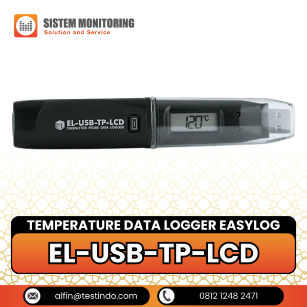 Alat Pencatat Suhu Temperature Data Logger EasyLog | EL-USB-TP-LCD