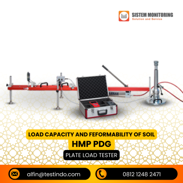Alat Ukur Daya Dukung dan Kemampuan Deformasi Tanah. Load Capacity and Feformability of soil HMP PDG Static Plate Load Tester