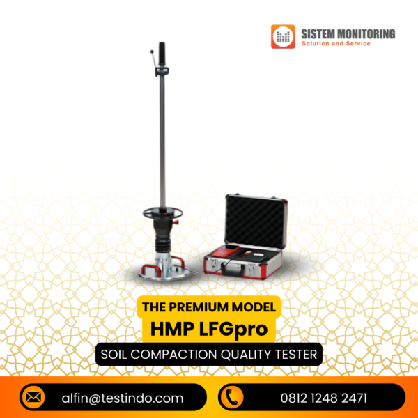 Alat Uji Daya Dukung dan Kualitas Pemadatan Tanah Soil Compaction Quality Tester HMP LFGpro - THE PREMIUM MODEL