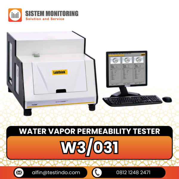 Penguji Permeabilitas Uap Air Water Vapor Permeability Tester W3/031