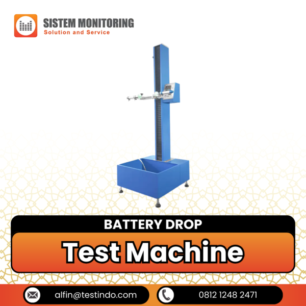 Mesin Uji Jatuh Baterai Battery Drop Test Machine