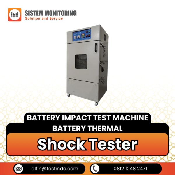 Mesin Uji Dampak Baterai Penguji Kejut Termal Baterai Battery Impact Test Machine Battery Thermal Shock Tester