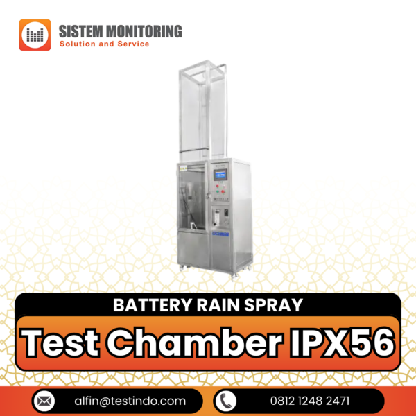 Ruang Uji Semprotan Hujan Baterai Battery Rain Spray Test Chamber IPX56