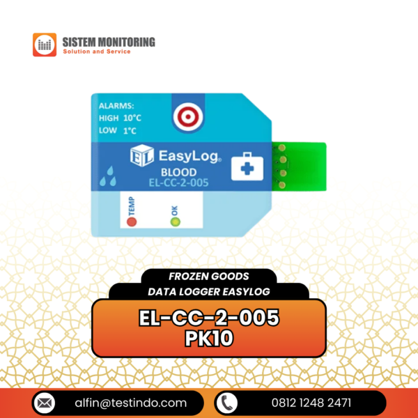 Alat Ukur Suhu Barang Beku Frozen Goods Data Logger EasyLog | EL-CC-2-005 PK10