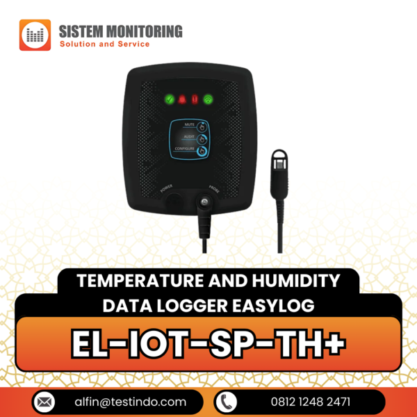 Pencatat Data Suhu dan Kelembaban Temperature and Humidity Data Logger EasyLog | EL-IOT-SP-TH+