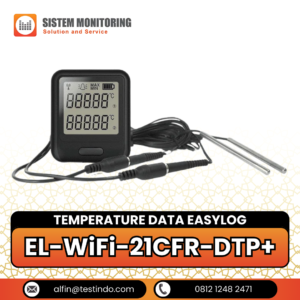 Alat Pencatat Suhu Temperature Data EasyLog | EL-WiFi-21CFR-DTP+