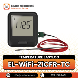 Alat Pencatat Suhu Temperature EasyLog | EL-WiFi-21CFR-TC