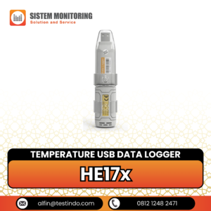 Alat Perekam Data Suhu HE17x Temperature USB Data Logger