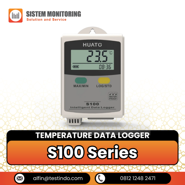 Alat Perekam Data Suhu S100 Series Temperature Data Logger