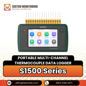 Alat Perekam Data Suhu S1500 Series Portable Multi- Channel Thermocouple Data Logger