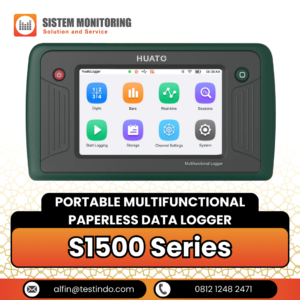 Alat Perekam Data Suhu S1500 Series Portable Multifunctional Paperless Data Logger