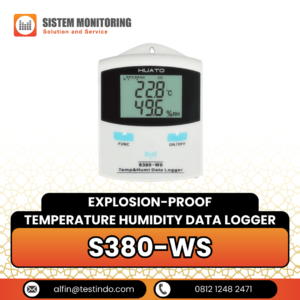 Alat Perekam Data Suhu S380-WS Explosion-proof Temperature Humidity Data Logger