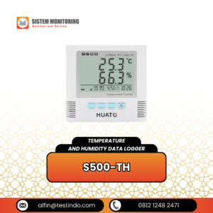 Alat Perekam Data Suhu S500-TH Temperature and Humidity Data Logger