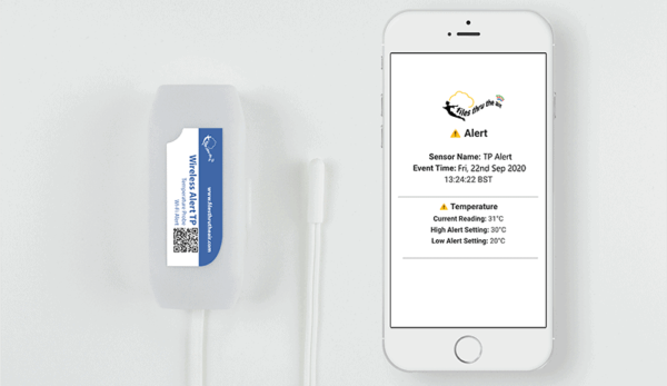 Alat Peringatan Sensor Suhu FilesThruTheAir | Wireless Alert TP - Image 4