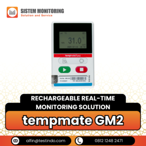 Alat Perekam Data Suhu Rechargeable Real-Time Monitoring Solution tempmate GM2