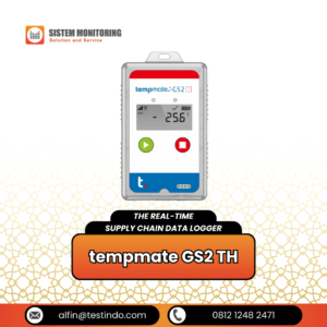 Alat Perekam Data Suhu The Real-time Supply Chain Data Logger tempmate GS2 TH