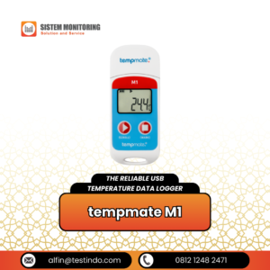 Alat Perekam Data Suhu The Reliable USB Temperature Data Logger tempmate M1