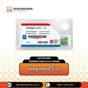 Alat Perekam Data Suhu The Reliable Temperature Data Logger tempmate S1V2
