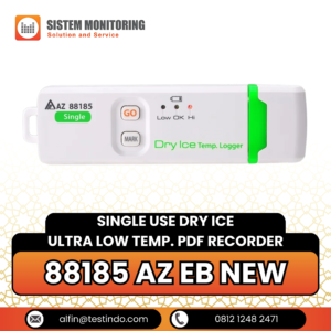 Alat Perekam Data Suhu Dry Ice Sekali Pakai (Single Use Dry Ice Ultra Low Temp. PDF Recorder) 88185 AZ EB NEW