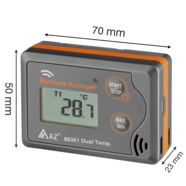 Alat Perekam Data Suhu dengan Probe Bluetooth (Bluetooth Temp. Recorder with Probe) 88361 AZ EB - Image 2