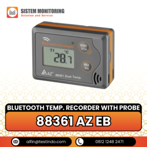 Alat Perekam Data Suhu dengan Probe Bluetooth (Bluetooth Temp. Recorder with Probe) 88361 AZ EB