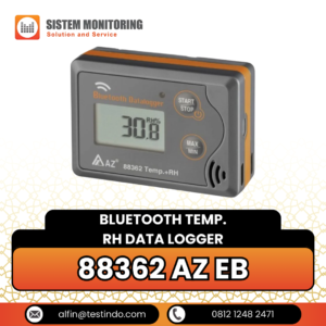 Alat Perekam Data Suhu Bluetooth RH (Bluetooth Temp. RH Data Logger) 88362 AZ EB