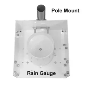 Rak Pemasangan Pengukur Hujan Universal RG100 Cuaca Sekitar - Rainwise RG100-K, Davis Instruments RG100-L Ambient Weather RG100 Universal Rain Gauge Mounting Shelf - Rainwise RG100-K, Davis Instruments RG100-L