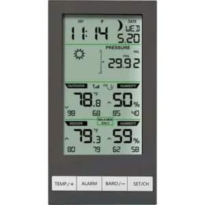 Cuaca Sekitar WS-2700 Stasiun Cuaca Nirkabel Tingkat Lanjut - HANYA SENDIRI Ambient Weather WS-2700 Advanced Wireless Weather Station - CONSOLE ONLY