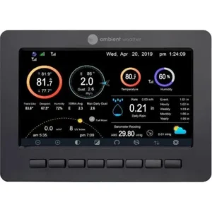 Cuaca Sekitar WS-5000-CONSOLE Hanya Konsol, Stasiun Cuaca Nirkabel WS-5000 Ambient Weather WS-5000-CONSOLE Console Only, WS-5000 Wireless Weather Station