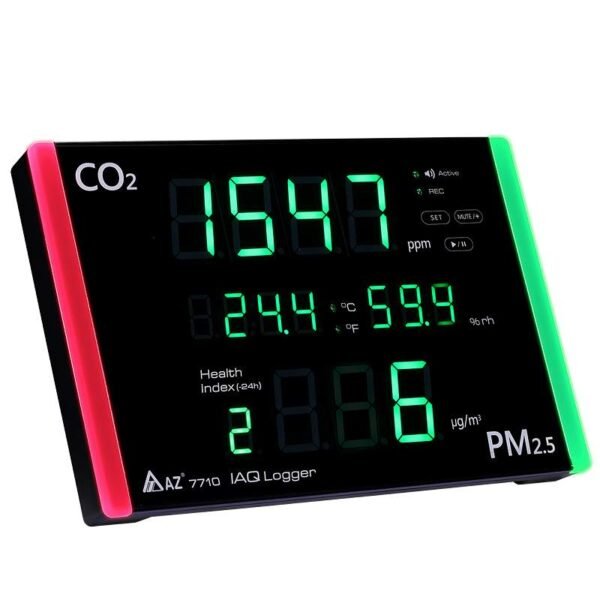 Alat Pencatat Data Suhu PM2.5 CO2 (PM2.5 CO2 Data Logger) 7710 AZ EB - Image 2