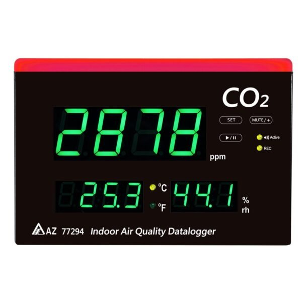 Alat Perekam Data Suhu CO2, Kelembaban, Datalogger (CO2, Humidity, Temp Datalogger) 77294 AZ - Image 3