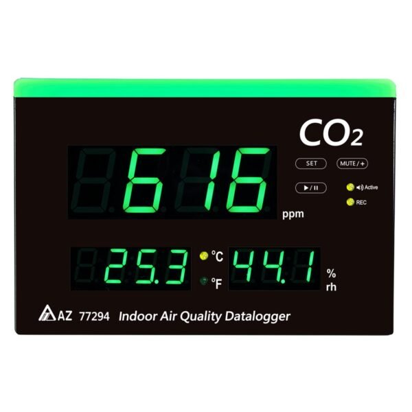 Alat Perekam Data Suhu CO2, Kelembaban, Datalogger (CO2, Humidity, Temp Datalogger) 77294 AZ