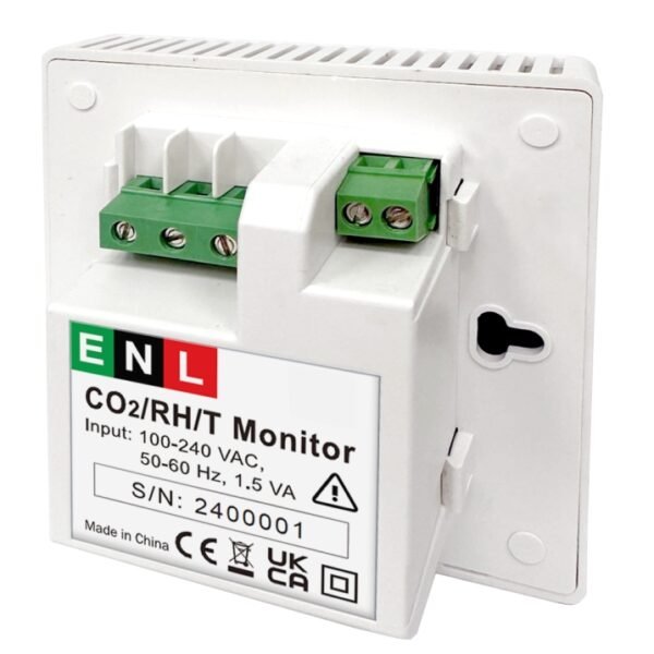 Alat Perekam Data Suhu Monitor CO2 / RH / T Berkabel Keras dengan Relai Kontak Kering (Hard Wired CO2/RH/T Monitor with Dry Contact Relay) 7731 AZ NEW - Image 4