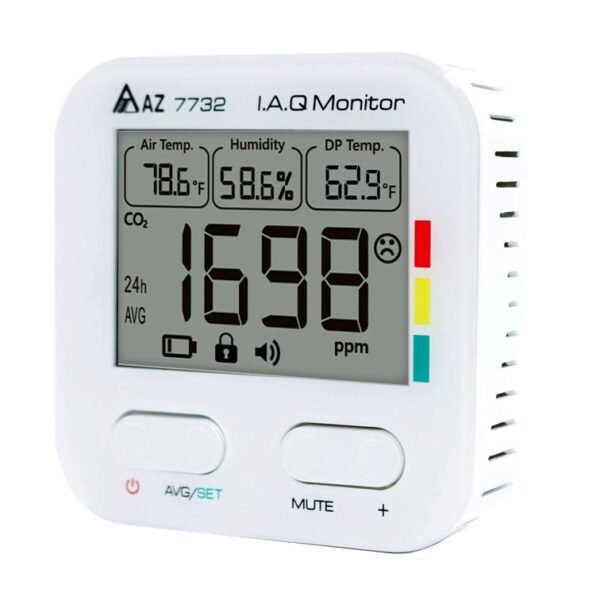 Alat Perekam Data Suhu Monitor CO2 RH DP Yang Dioperasikan Dengan Baterai (Battery operated CO2 RH DP Temp. Monitor) 7732 AZ EB NEW - Image 3