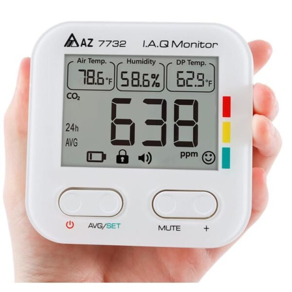 Alat Perekam Data Suhu Monitor CO2 RH DP Yang Dioperasikan Dengan Baterai (Battery operated CO2 RH DP Temp. Monitor) 7732 AZ EB NEW