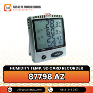 Alat Perekam Data Kartu SD Suhu Kelembaban (Humidity Temp. SD Card Recorder) 87798 AZ