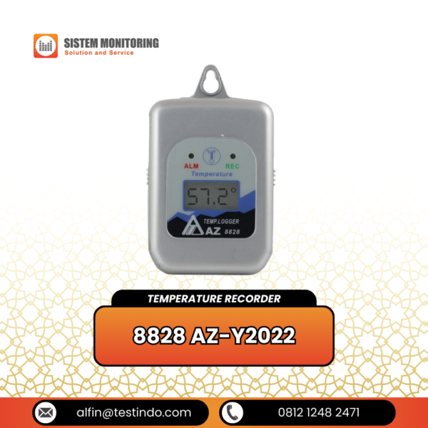 Alat Perekam Data Suhu Temp (Temp. Recorder) 8828 AZ-Y2022