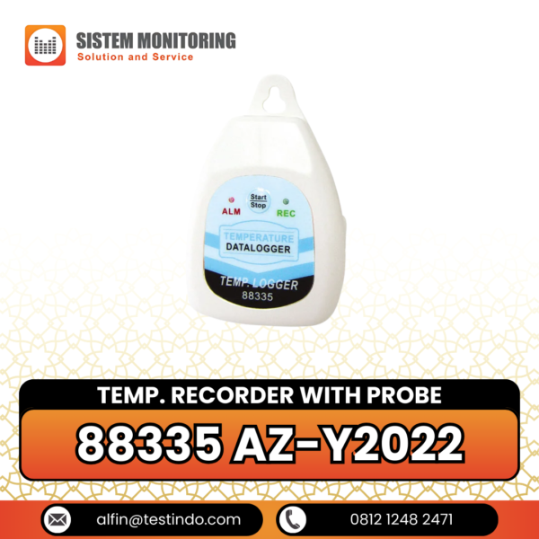 Alat Perekam Data Suhu dengan Probe (Temp. Recorder with Probe) 88335 AZ-Y2022