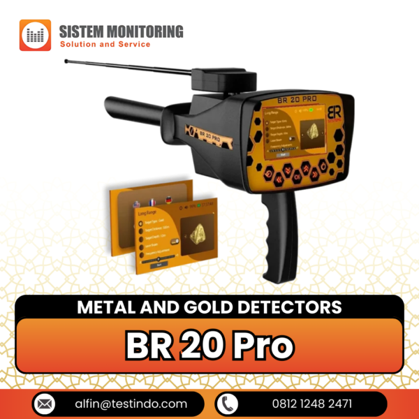 Alat Pendeteksi Emas dan Logam Mulia BR 20 Pro