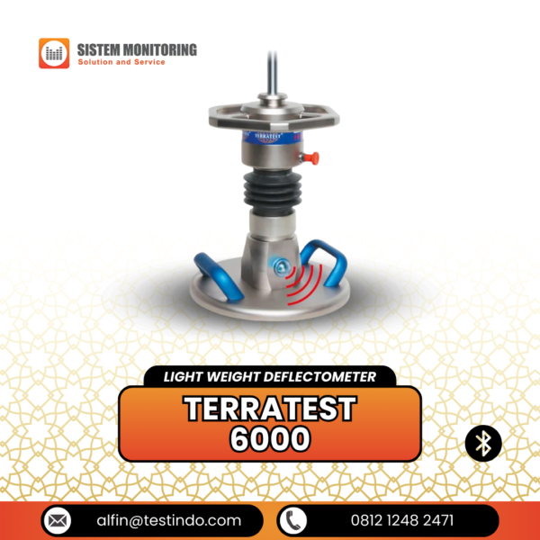 Alat Uji Daya Dukung Tanah Light Weight Deflectometer TERRATEST 6000 BLE (Bluetooth)