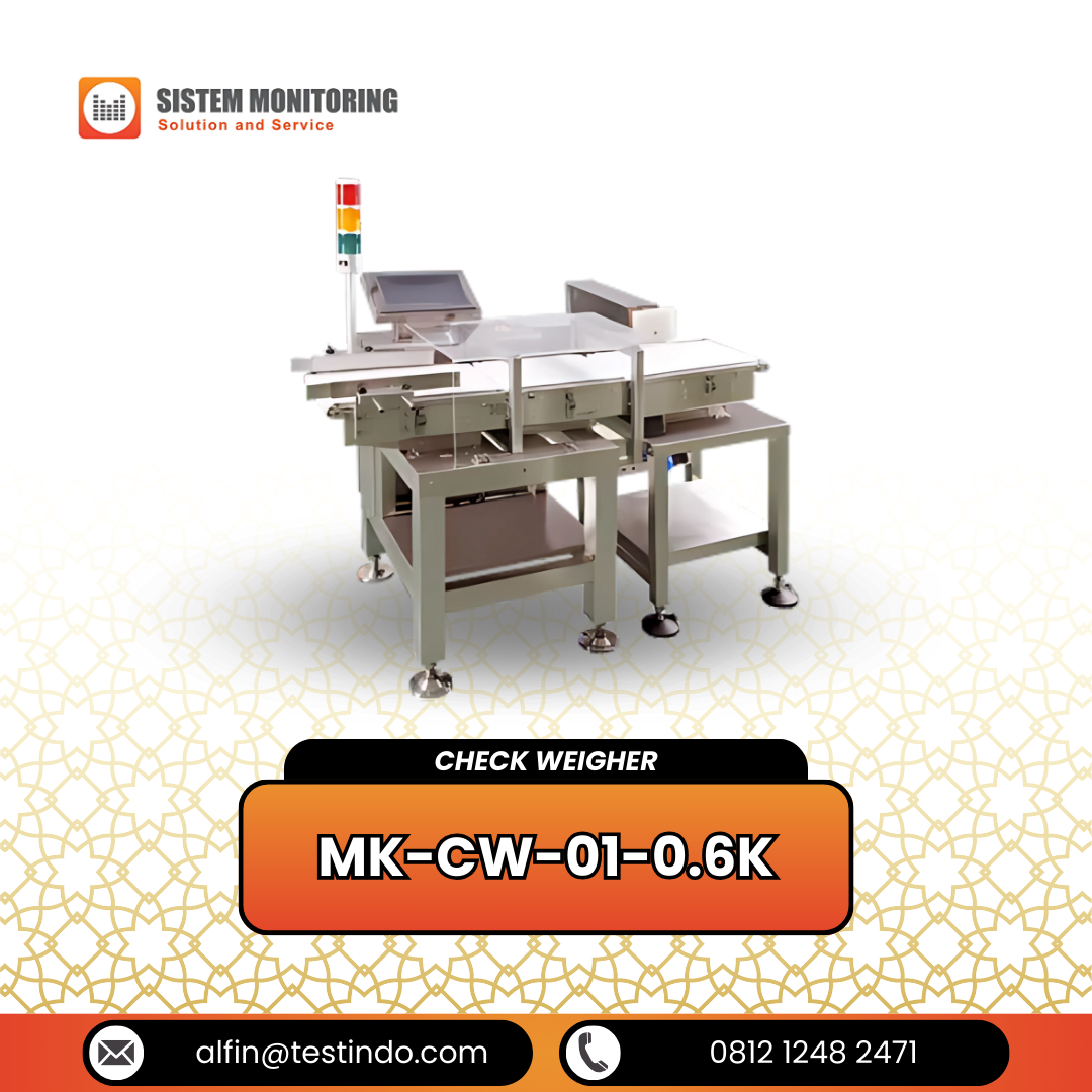 Alat Pengukur Berat Otomatis Check Weigher MK-CW-01-0.6K