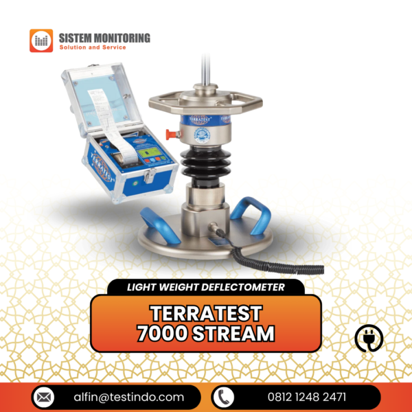 Alat Uji Daya Dukung Tanah Light Weight Deflectometer TERRATEST 7000 STREAM (Cable)