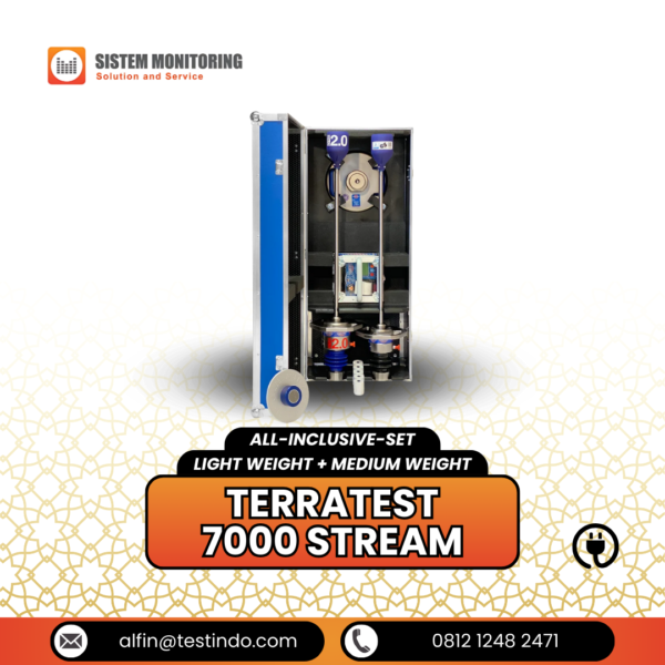 Alat Uji Daya Dukung Tanah Light Weight + Medium Weight ALL-INCLUSIVE-SET TERRATEST 7000 STREAM (Cable)