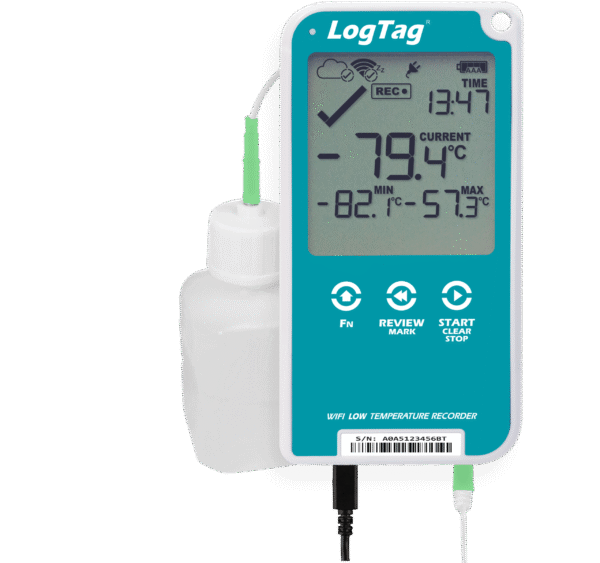 Alat Perekam Data (Data Logger) LCD Saluran Tunggal WiFi Suhu Rendah LogTag® UTREL30-WIFI (SC) - Image 2