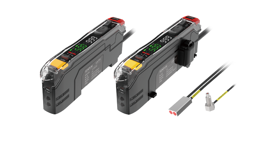 Amplifier terpisah Sensor Warna LED Cahaya Putih Tipe Cerdas Amplifier Separate Type White Light LED Intelligent Type Color Sensor LA-F10 Series